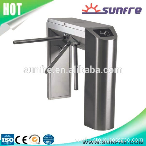 two way card reader 304 stainless steel tripod turnstile